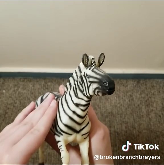 Come unbox a Breyer Zebra with me! She's been a grail of mine for ages and I finally have one! 🩷🦓 #modelhorse #breyerunboxing #breyerhorse #breyer #modelhorsecollector #breyercollector