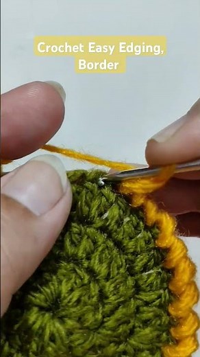 Crochet Easy Edging, Border , How To Tutorial