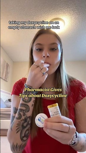 IMPORTANT Doxycycline tips from a pharmacist #acne #rosacea #pharmacology #doxycycline