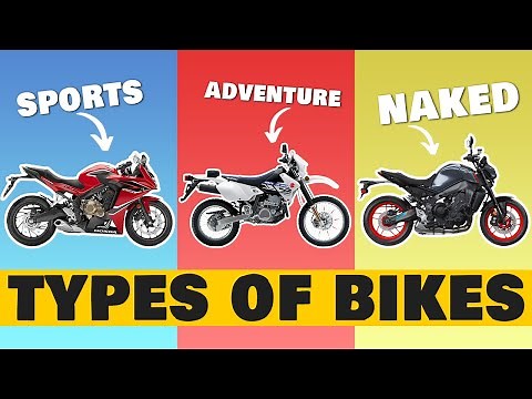 Different Types Of Motorcycles | Explained | sports vs naked bike Rolling Pistons Crash Course Ep. 1