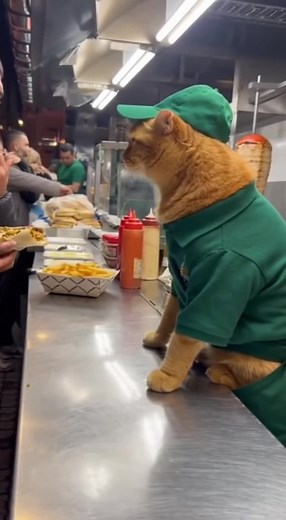 😼🔥 Scandale au kebab ! Aujourd’hui, Milo — notre chat employé en tenue verte — a totalement pété un câble 😭 Un client s’est plaint : “J’ai demandé un tacos escalope, pas un tacos au couscous !” Et là… Milo a explosé. Trois miaous d’affilée, un regard de tueur et des frites en orbite 🍟💥 On confirme : même les chats ont leurs limites au taf 😹 #milolechat #chatdupeuple #kebabdrama #videosvirales #humour #miaou #snacklife #dwich62 #catemployee | Milo Le Chat du Peuple
