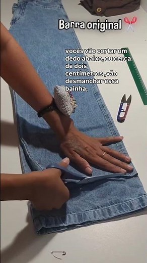 ✨ COMO FAZER BAINHA DE CALÇA PERFEITA | Fácil e Profissional!