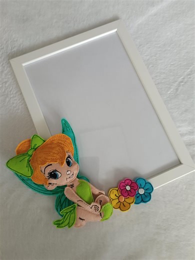 Baby Girl Photo Frame With Decorated Fairy, Birth Gift, Children's Bedroom, Personalized Decoration - Etsy