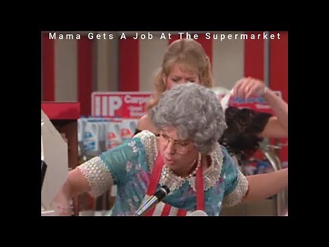 Mama's Family | Mama Gets A Job At The Supermarket