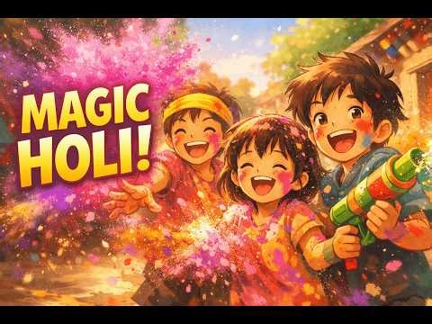 The MOST AMAZING Holi Moments with Kids!