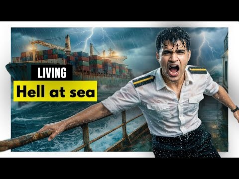 How I Survived Massive Storm at Sea 😨🌊on a rusty Ship 🚢| Merchant Navy Cadet Training | Life at sea