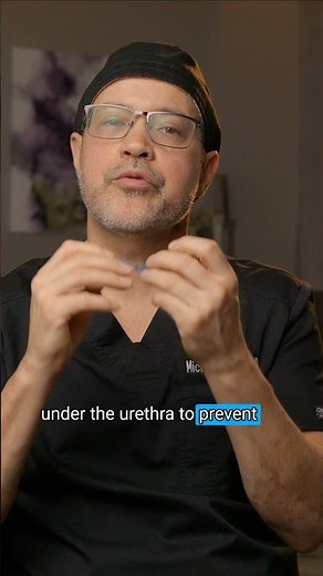 Surgeon describes common procedure to fix urinary incontinence.