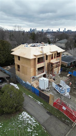 An on-site look at the roofing work planned for this home👷🏻 #roofing #construction #residential #walkthrough #installation