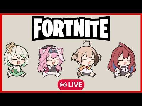 【FORTNITE】JUSTICE drops from ABOVE ... below ~! 💄👧🍵🐱