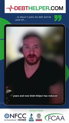 My 30K debt will be paid off in 5 years #debtrelief #debtmanagement #debtconsolidation #testimonials