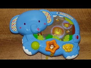 Vtech elephant musical baby toy with mirror.