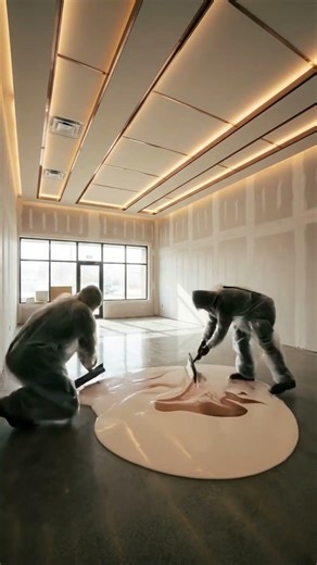 Modern SALOON Design With Epoxy Floor