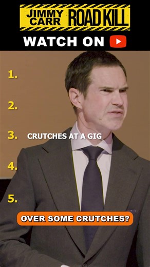 "Why have you got crutches?!" & more crowd work. Get tour tickets at t... | jimmy carr