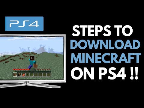 How to Download Minecraft on PS4 !
