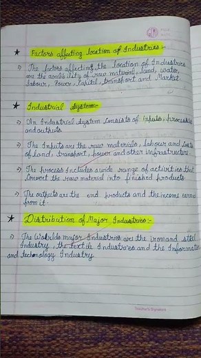 Class 8 notes geography ch-5! Industries!