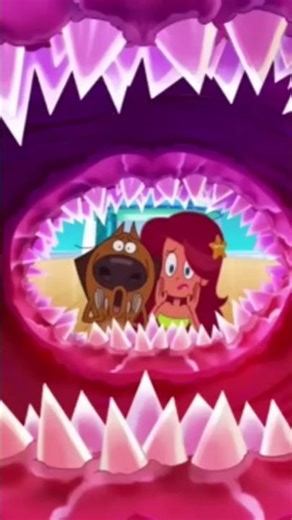 Marina and Zig hear echo? #Shorts #Zigandsharko Zig & Sharko Marina | Cartoon for kids