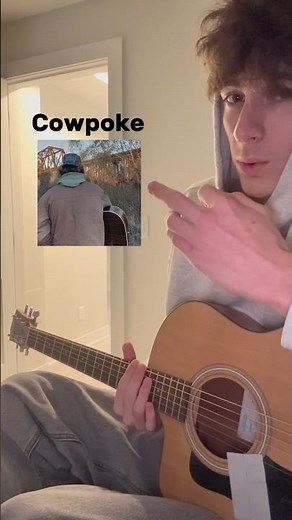 how to play “Cowpoke” on Guitar #guitartutorial #cowpoke #guitar #guitartutorials #fyp