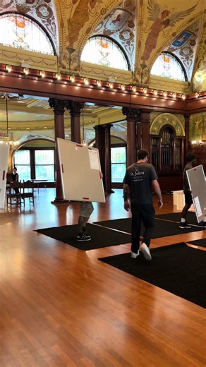 Perfectly placed, piece by piece ✨ Watch our team set the stage for a first dance to remember 🤍 Planning: Coastal Celebrations #weddingtok #weddingday #event #dancefloor #trending