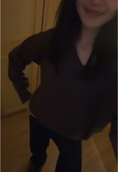 Stylish Fit Check: Elf Slippers and Brown Sweater