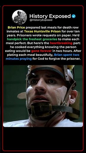 The Man Who Cooked Final Meals for Death Row Inmates 🍽💔