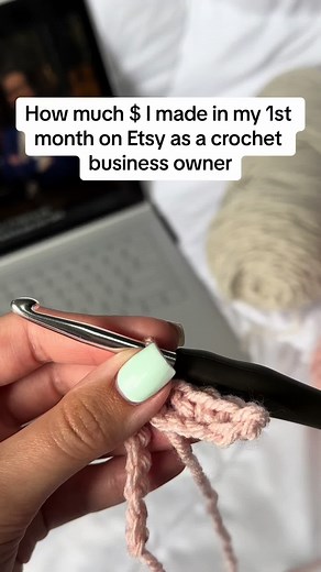 First Month on Etsy: Crochet Business Revenue and Profits Revealed