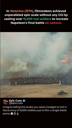 The Movie That Rented An ACTUAL Army #waterloo #shorts