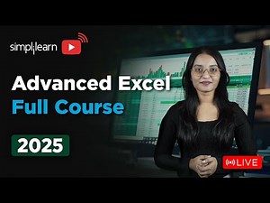 Advanced Excel Full Course 2026 | Advanced Excel Tutorial | Advanced Excel Course | Simplilearn