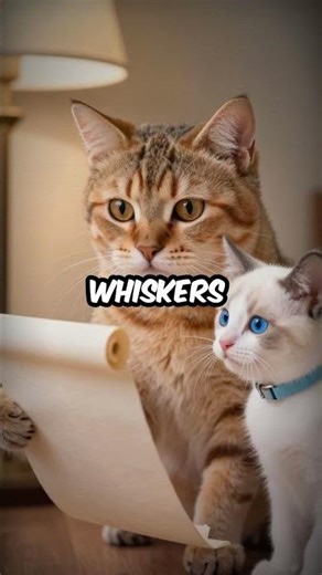 Senior Cat Gives Kitten Terrible Life Advice But Shows Pure Love