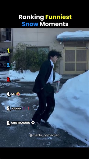 Ranking Funniest Snow Moments Ever 😂 #shortvideo #funny #comedy #memes