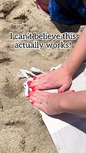 251K views · 218 reactions | Secret Smart Beach Trick! Tuck your beach towel corners into the sand to keep it from blowing away! #beach #familyvacation #traveltips | Adventures with Jeff & Lauren | Facebook