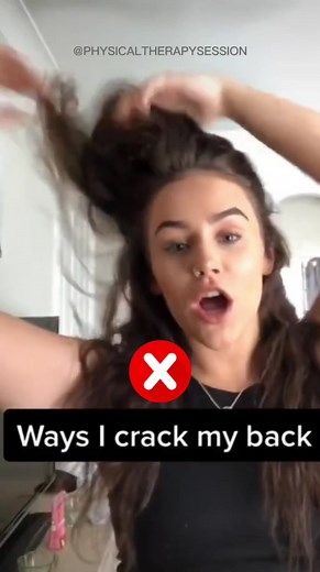 32K views · 1K reactions | Safe way to crack your back! . . . . . . #physio #physiotherapy #physicaltherapy #physicaltherapist #fyp #foryou #foryoureels #Chiropractic #qatar #painrelief #backpain #backpainrelief #lowbackpain #lowerbackpain #backcrack #chiro #discover #explore | Physical Therapy Session | Facebook