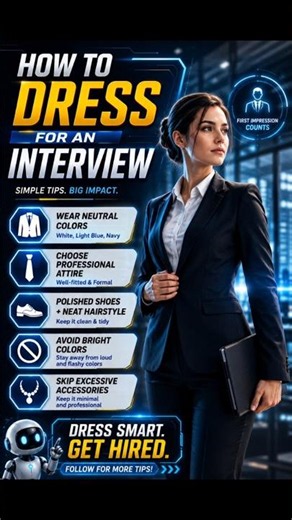 How To Dress For An Interview ✅ #ai #interviewtips #corporatelife