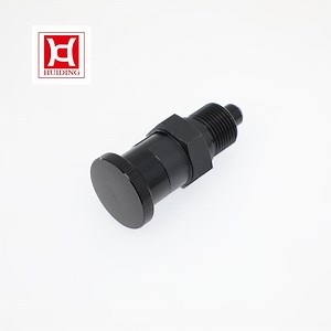 [Hot Item] Huiding Ms1171 M12 Black Carbon Steel Locking Spring Loaded Threaded Locating Pin Indexing Plunger