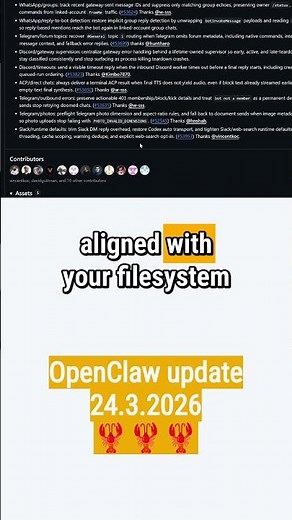 OpenClaw🦞Update 24.3.2026
