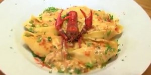 Chef John Folse: Crawfish-stuffed pasta shells with Sauce Cardinale
