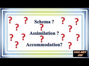 schema, assimilation, accommodation