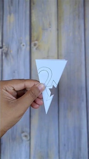 DIY Paper Cutting Snowflake in 60 Seconds ⏱️❄️ #shorts