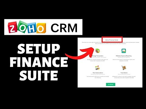 How To Setup Zoho Finance Suite on Zoho CRM | Zoho CRM Tutorial