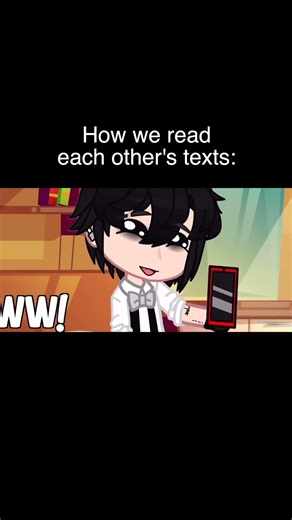 How We Read Each Other's Texts | Gacha Life #Shorts