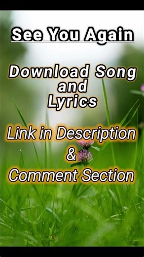 See You Again By Wiz Khalifa (download and Lyrics) #shorts