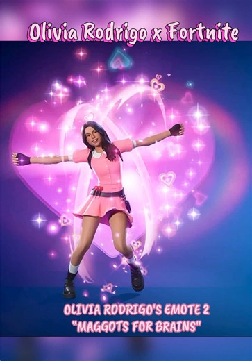 Olivia Rodrigo Fortnite Emotes: Good 4 U & Maggots for Brains