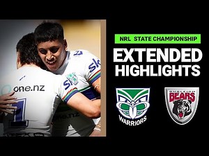 2025 NRL State Championship | New Zealand Warriors v Burleigh Bears | Extended Highlights