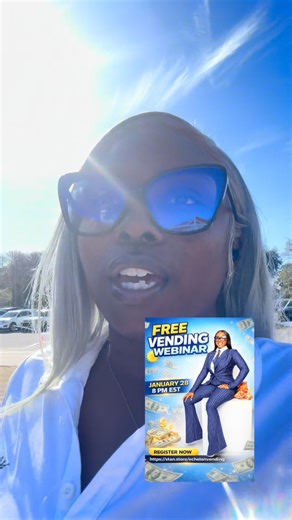 Echelon Vending on Instagram: "🚨 FREE VENDING WEBINAR 🚨 Thinking about getting into the vending machine business but don’t know where to start? This is for YOU. 📅 January 28 ⏰ 8 PM Eastern Standard Time 💻 100% FREE I’ll be breaking down: ✔️ How to get started in vending ✔️ What you REALLY need (and what you don’t) ✔️ Common mistakes beginners make ✔️ How to move the right way in this business Whether you’re curious or ready to take action, this webinar will give you clarity. 👇🏽 COMMENT “FR