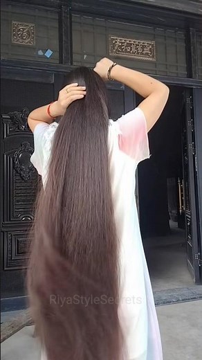 Beautiful Long, Thick & Silky Hair – Combing & Hair Care Video