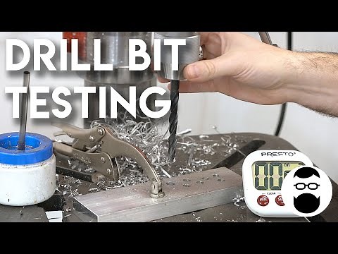 Drill Bit Testing (which drill bit is best?)