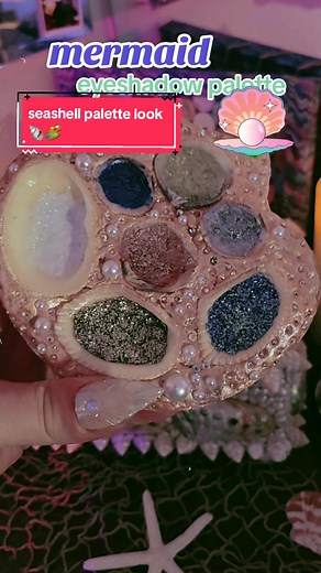 I'm in the process of making more shell crafts, BUT I had to at least test out a mermaid look from the shell palette I made the other day🐚🎨✨ necklace by: @𝑴𝒚 𝑫𝒆𝒂𝒓𝒆𝒔𝒕 𝑾𝒐𝒓𝒍𝒅 nails: @Lily Nails Art chrome flake gel: @DanessaMyricksBeauty #mermaidmakeup #DIY #diytutorial #mermaidcore #mermaidcoreaesthetic #mermaidtiktok #mermaiddecor #shelldiy #seashelldiy #seashell #makeuppalette #sirencore #pintrestaesthetic #mermaid #glittermakeup #lasvegas #makeuptutorial #shimmereyeshadow #merma