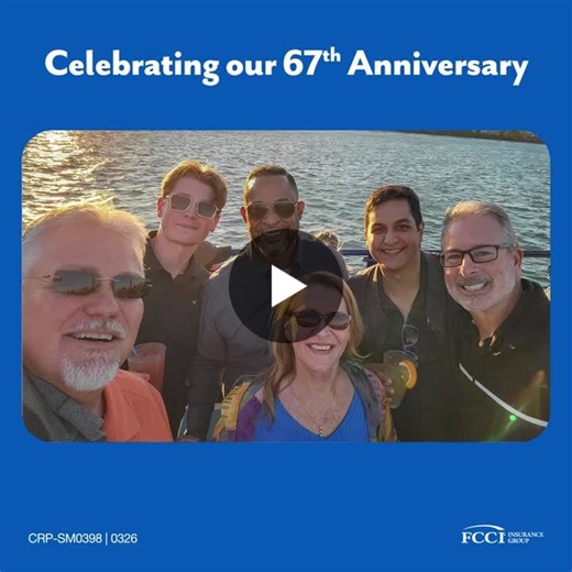 #anniversary #milestone #teamwork #fcciproud #visionintoaction | FCCI Insurance Group