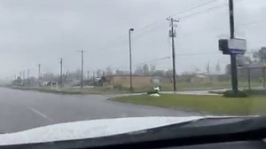 11K views · 49 reactions | A look at conditions off of I-10 in Sulphur as Hurricane Delta nears landfall. Debris and damage from Laura still remains along the roadway | KATC-TV 3: Acadiana's Newschannel | Facebook