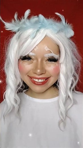 maquillaje angel navideño