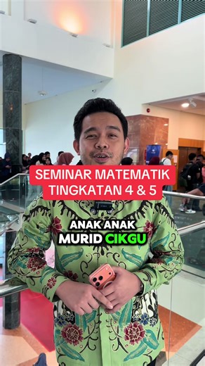 Seminar Matematik Tingkatan 4 & 5 yang Meriah
